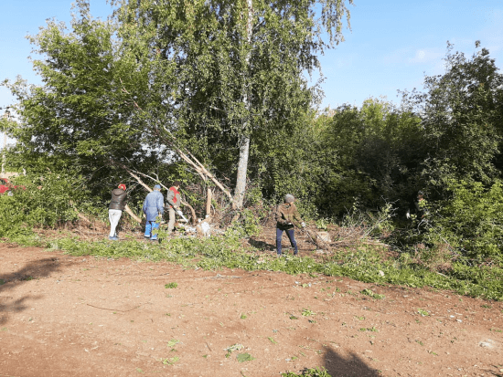 В СЕЛЕ НОВОУРТАЕВО ДЮРТЮЛИНСКОГО РАЙОНА УСТАНОВЯТ ФЕЛЬДШЕРСКО-АКУШЕРСКИЙ ПУНКТ